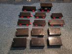 Partij H272=Lego wagons DEFECT + boxen zelf testen, Lego, Lego, Gebruikt, Lego