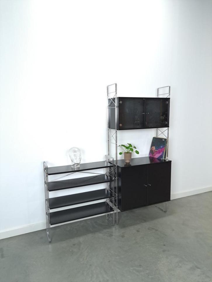 Set Deens design Denka modulaire kast en stellingkast, Huis en Inrichting, Kasten | Stellingkasten, Gebruikt, Ophalen of Verzenden