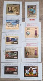 Set Gouden Postzegels Guinea Ecuatorial (Gold Print), Verzenden, Overige landen, Postfris