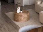rieten salon tafel nieuw, Huis en Inrichting, Banken | Voetenbanken en Poefen, Ophalen, Nieuw, Rond, 50 tot 75 cm