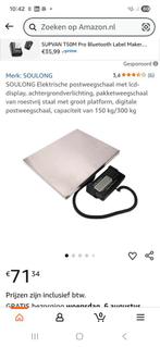 Postweegschaal tot 300 kg, Ophalen, Minder dan 10 kg