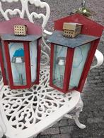2 halve lantaarns ( wanddecoratie), Staande lamp, Ophalen of Verzenden, 50 tot 250 watt, Netvoeding