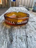 Stella Artois Asbak Amberkleurig Glas Vintage, Ophalen of Verzenden, Gebruikt, Asbak