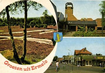 Groeten uit Ermelo - 3 afb + wapen - ongelopen beschikbaar voor biedingen