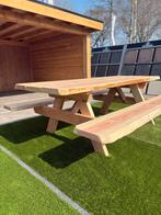 Robuuste Douglas Picknickbank (2,5 meter), Ophalen, Zo goed als nieuw, Rechthoekig
