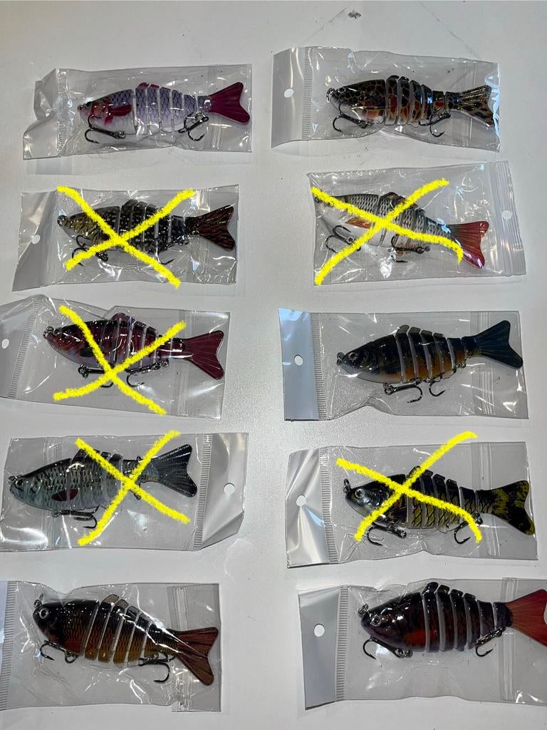 Kunstaas swimbait snoekmagneet!, Watersport en Boten, Hengelsport | Roofvissen, Ophalen, Zo goed als nieuw, Overige typen