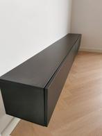 Tv meubel zwart, Huis en Inrichting, Kasten | Wandmeubels, Minder dan 100 cm, 25 tot 50 cm, Gebruikt, Ophalen