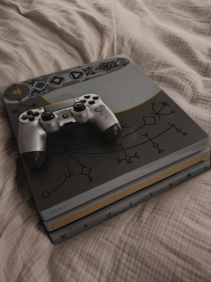 PS4 Pro 1TB God of War Editie + Games!, Spelcomputers en Games, Spelcomputers | Sony PlayStation 4, Gebruikt, Pro, 1 TB, Met 1 controller