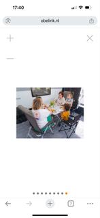 Obelink Campingstoel Kinderen zwart, Caravans en Kamperen, Ophalen, Gebruikt, Campingstoel