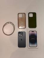 iPhone 14 Pro 128GB - Goed onderhouden, Telecommunicatie, Mobiele telefoons | Apple iPhone, Ophalen, Zwart, 81 %, Zonder simlock
