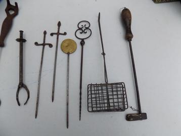 Brocante keuken accessoires metaal vintage oud antiek   beschikbaar voor biedingen