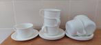 7 kop en schotels tuppeware ( kunststof ), Ophalen of Verzenden, Wit, Beker of Kan