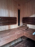 Tuinsauna , buitensauna met geïsoleerde wanden 9 cm dik, Ophalen, Fins of Traditioneel, Wellnessandgarden, Info@leisure-wellness-group.com