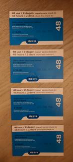 4x 48uur GVB kaartjes, Tickets en Kaartjes, Trein, Bus en Vliegtuig, Bus, Metro of Tram, Drie personen of meer
