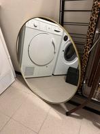 Ronde spiegel 80 cm goud, Huis en Inrichting, Woonaccessoires | Spiegels, Ophalen, Rond, Zo goed als nieuw, 75 tot 100 cm