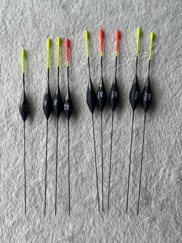 adv 322 / NIEUW set 9 dobbers ARCA, Watersport en Boten, Hengelsport | Witvissen, Nieuw, Dobber of Lood, Verzenden