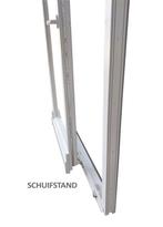 Kunststof  Kiepschuifpui L B200 H215cm Antraciet, Doe-het-zelf en Verbouw, Kozijnen en Schuifpuien, Niet ingevuld, Kunststof, Niet ingevuld