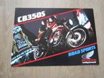Honda CB350S Road Sports brochure folder 1987 ?, Ophalen of Verzenden, Honda