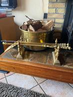 Oud Koperen ketel en haardstel, Hobby en Vrije tijd, Modelbouw | Boten en Schepen, Ophalen of Verzenden, Gebruikt