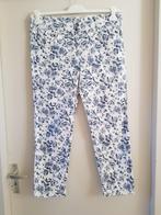 Zerres blauw wit bloemenprint pantalon maat 44 NIEUW!, Nieuw, Maat 42/44 (L), Ophalen of Verzenden, Wit