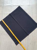 Tafel Servetten linnen 100% katoen. 49x49cm. NIEUW, Ophalen, Nieuw, Zwart
