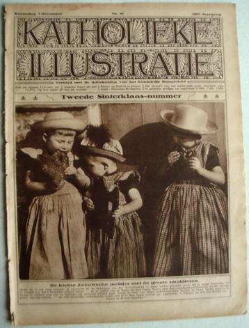 100 jaar oude Katholieke Illustratie met o.a. Sinterklaas beschikbaar voor biedingen