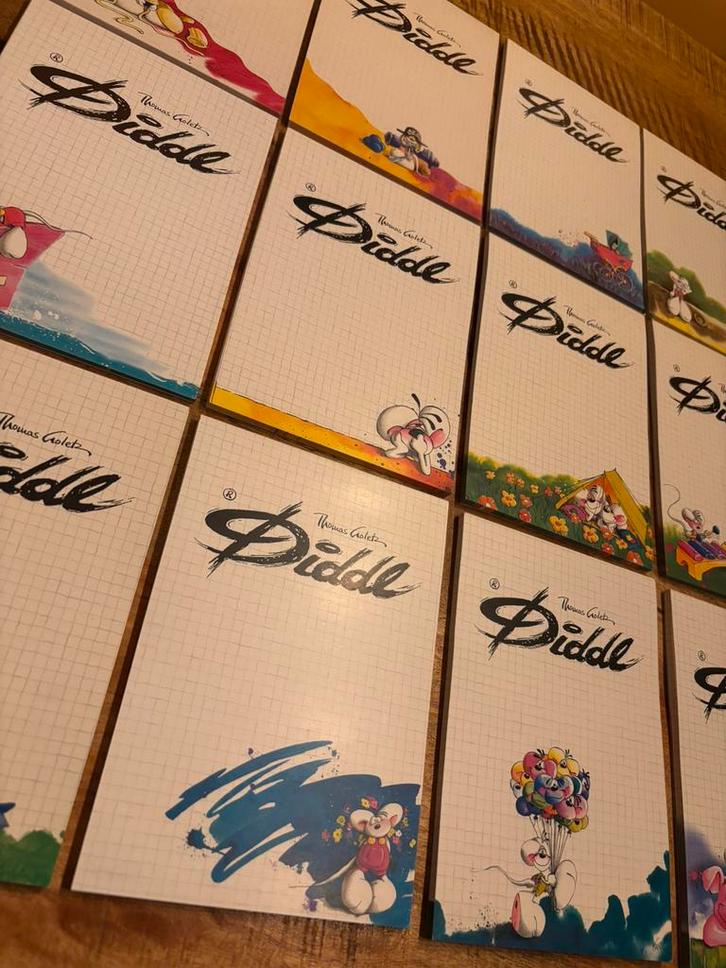 Zeldzame a5 diddl blaadjes wit en gekleurd, Verzamelen, Diddl, Nieuw, Papier, Kaart of Schrift, Verzenden