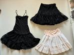 Vintage jaren 50 petticoat onderrokjes en onderjurk, Wit, Ophalen of Verzenden, Knielengte, Maat 34 (XS) of kleiner