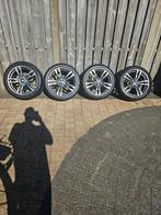 BMW F30 441M breedset Velgen met Zomerbanden, 18 inch, Gebruikt, Velg(en), Ophalen of Verzenden