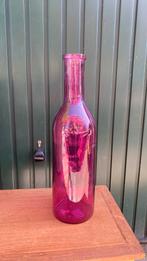Roze hoge vaas, Ophalen, Overige kleuren, Minder dan 50 cm, Glas
