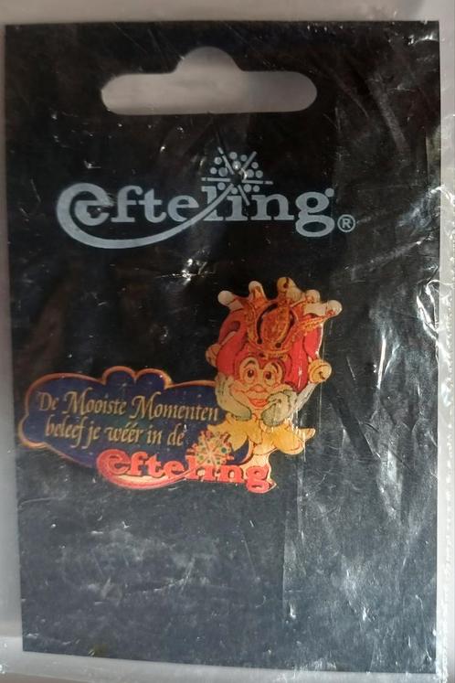 Efteling pin op kaartje mooiste momenten., Verzamelen, Efteling, Zo goed als nieuw, Button of Speldje, Ophalen