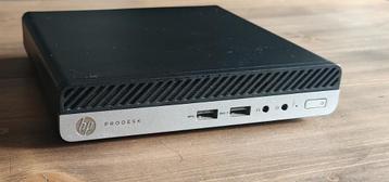 HP400 G4  Pentium Gold G5400T 3.10GHz 8GB ddr4 250GB SSD beschikbaar voor biedingen