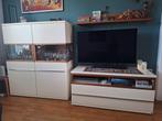 Wandmeubel met vitrinekasten, Ophalen, 100 tot 150 cm, 100 tot 150 cm, Zo goed als nieuw