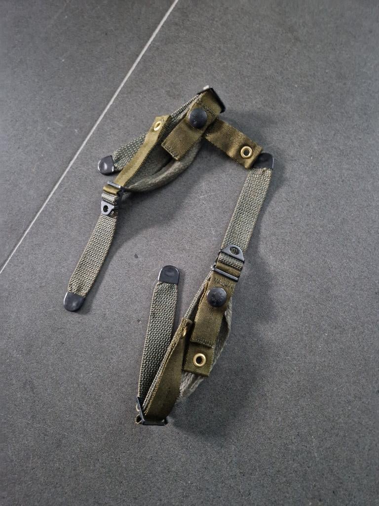 2x US M1 Helmet Quick Release Nylon Chin Straps - nieuw, Verzamelen, Ophalen of Verzenden, Landmacht, Amerika, Helm of Baret