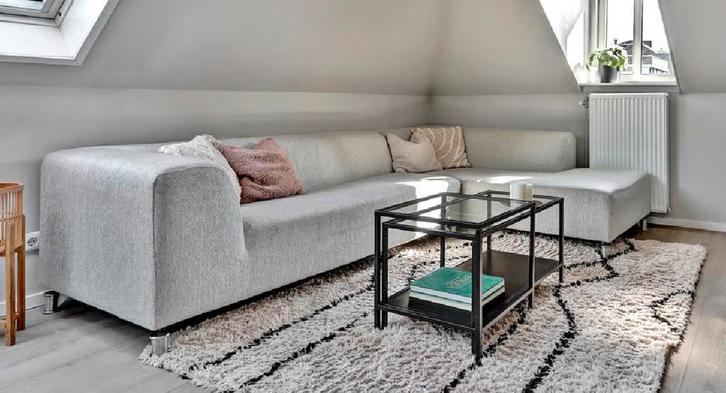 Hoekbank te koop - recent gereinigd!, Huis en Inrichting, Banken | Complete zithoeken, Zo goed als nieuw, Ophalen