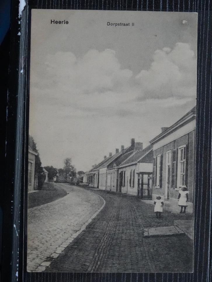 HEERLE bij Wouw  Dorpstrra  HOEFSTAL, Verzamelen, Ansichtkaarten | Nederland, Gelopen, Noord-Brabant, Voor 1920, Ophalen of Verzenden