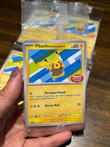 Pikachu Batik 155/SV-P (Sealed) - OP=OP! beschikbaar voor biedingen