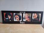 Poster Beatles op hardbord, Ophalen of Verzenden, Zo goed als nieuw, 75 tot 100 cm, Minder dan 50 cm
