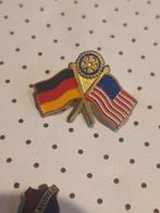 Rotary club broche. Duitsland- USA., Verzamelen, Ophalen of Verzenden, Zo goed als nieuw, Overige onderwerpen, Speldje of Pin