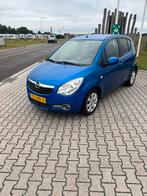 Opel Agila 1.0 12V 2010 Blauw airco, Blauw, 996 cc, Origineel Nederlands, Bedrijf