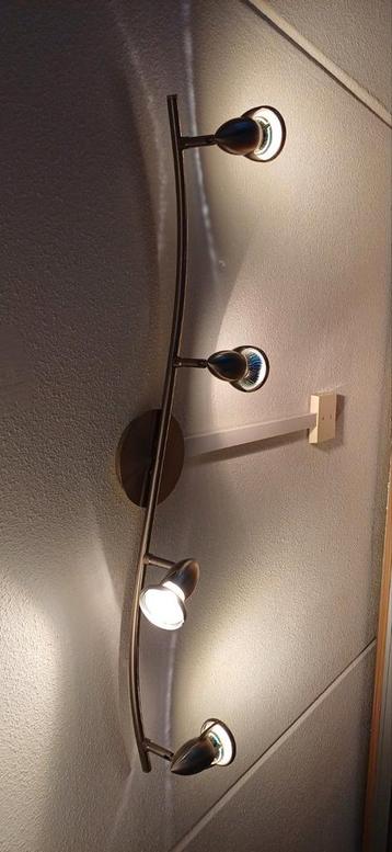Massieve, opbouw metalen spots plafondlamp (werkend). beschikbaar voor biedingen