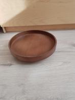 Mooie houten schaal, Ophalen of Verzenden, Zo goed als nieuw, Rond, Hout