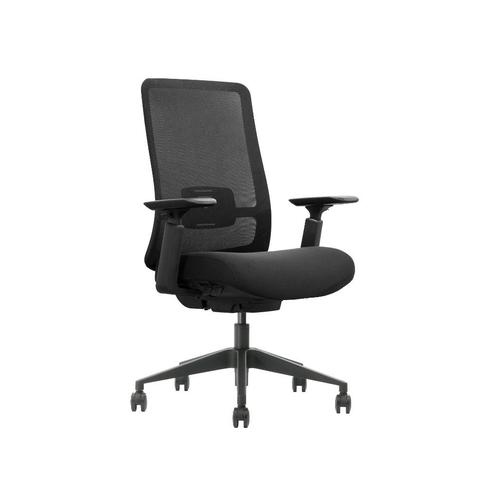 Bureaustoel VANE - 3D armpads - EN1335 gecertificeerd, Huis en Inrichting, Bureaustoelen, Nieuw, Zwart, Ergonomisch, Ophalen of Verzenden