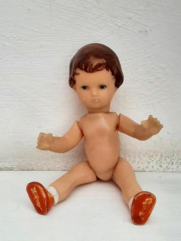 Zeldzaam vintage rubber poppetje  beschikbaar voor biedingen