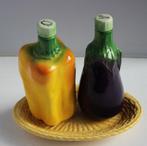 Vintage keramiek setje voor Olie en Azijn van Pacetti, Ophalen of Verzenden, Zo goed als nieuw