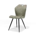 Eetkamerstoel Cobra stof soft groen | Webshop, Huis en Inrichting, Stoelen, Modern design, Overige kleuren, Nieuw, Ophalen of Verzenden