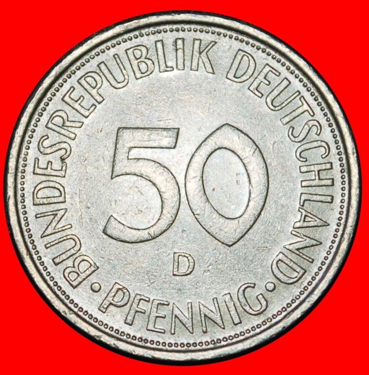 ⰆNOT COMMUNIST 1949-2001: GERMANY 50 PFENNIG 1972D DISCOVERY, Postzegels en Munten, Munten | Europa | Niet-Euromunten, Losse munt