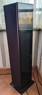 2 goede Elipson isis speakers, zwart hoogglans,100 watt, Gebruikt, 60 tot 120 watt, Front, Rear of Stereo speakers, Ophalen