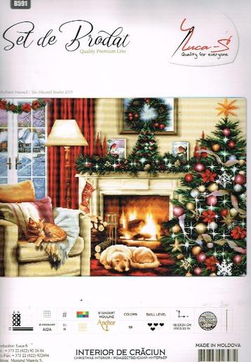 Cado luca groot borduurpakket santa's interior 591 oude pr. beschikbaar voor biedingen