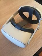 Meta Quest 2 128gb met Elite Strap + Batterij, Compleet!, Spelcomputers en Games, Virtual Reality, Pc, VR-bril, Ophalen of Verzenden